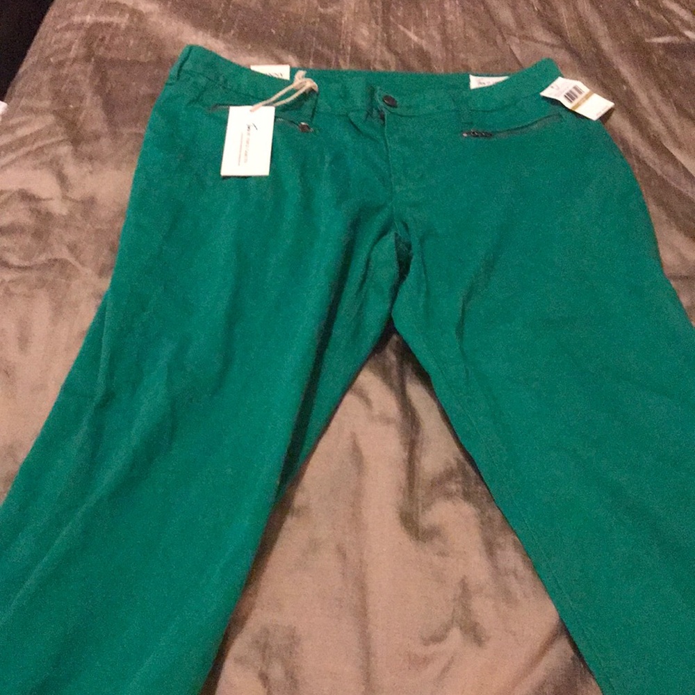 Green jeans
